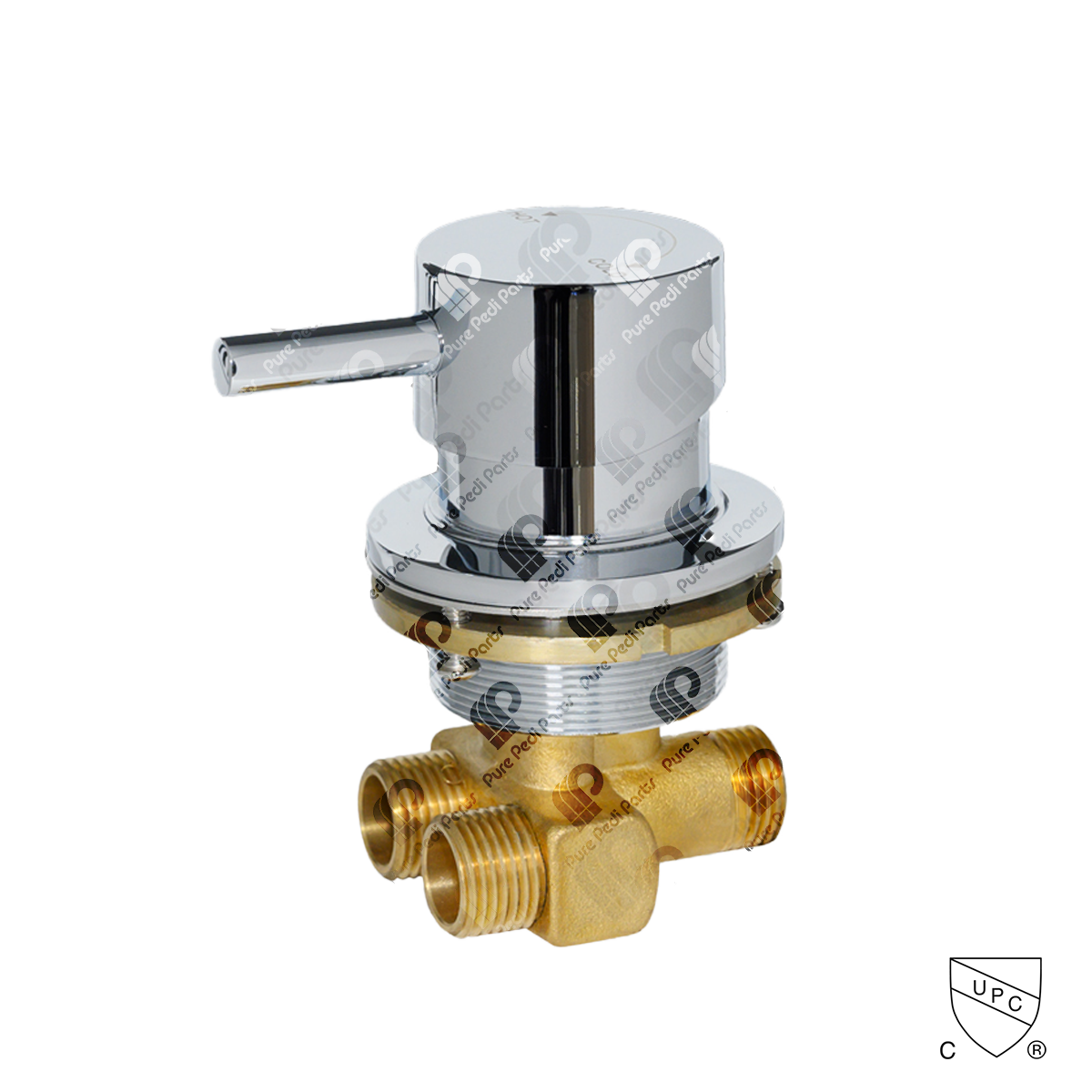 Pure Pedi Parts Single Lever Mixing Valve | Replacement Pedicure Spa Parts