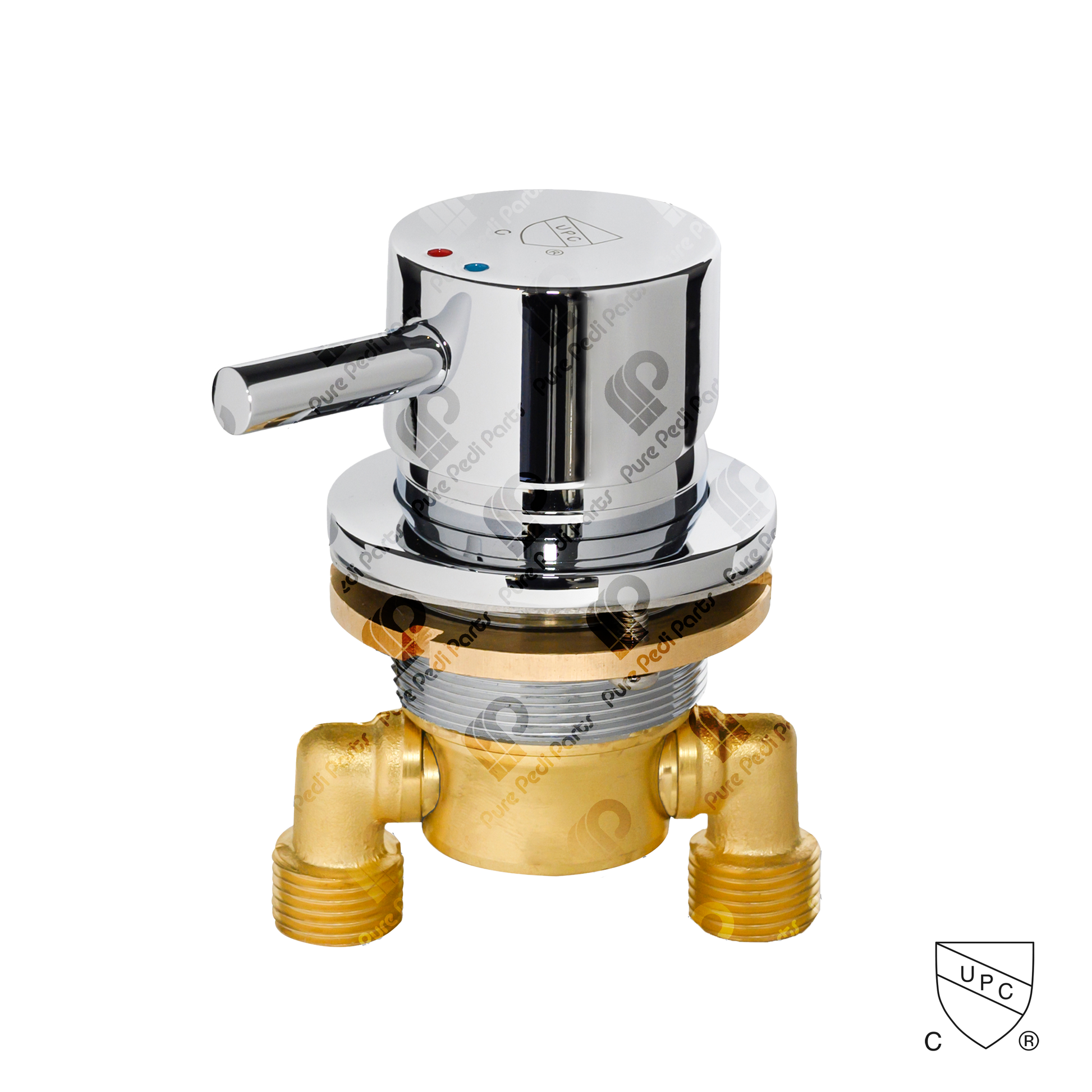 Pure Pedi Parts Single Lever Mixing Valve | Replacement Pedicure Spa Parts